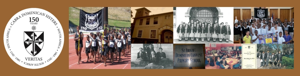 Cabra Dominican Sisters 150 years banner with school photos